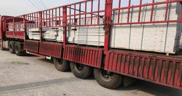 哈密 白麻荔枝面外墙干挂，工厂装车日常