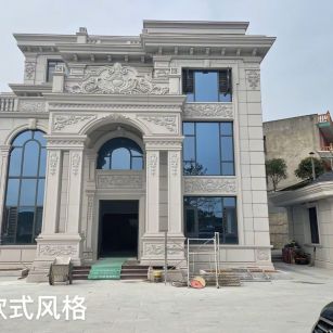 哈密 白麻花岗岩别墅外墙干挂