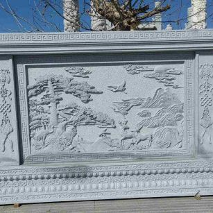 哈密 芝麻白大型照壁，屏风，影壁