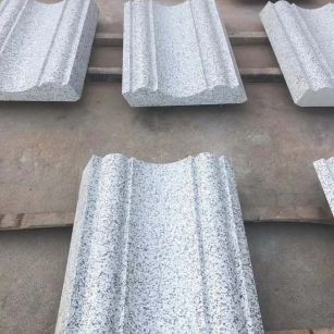 哈密 白麻花岗岩光面别墅线条