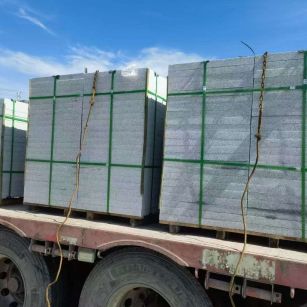 哈密 芝麻白花岗岩地铺石装车日常