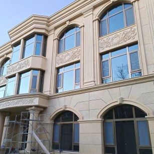 哈密 黄金麻花岗岩别墅外墙干挂