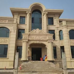 哈密 黄金麻花岗岩别墅外墙干挂