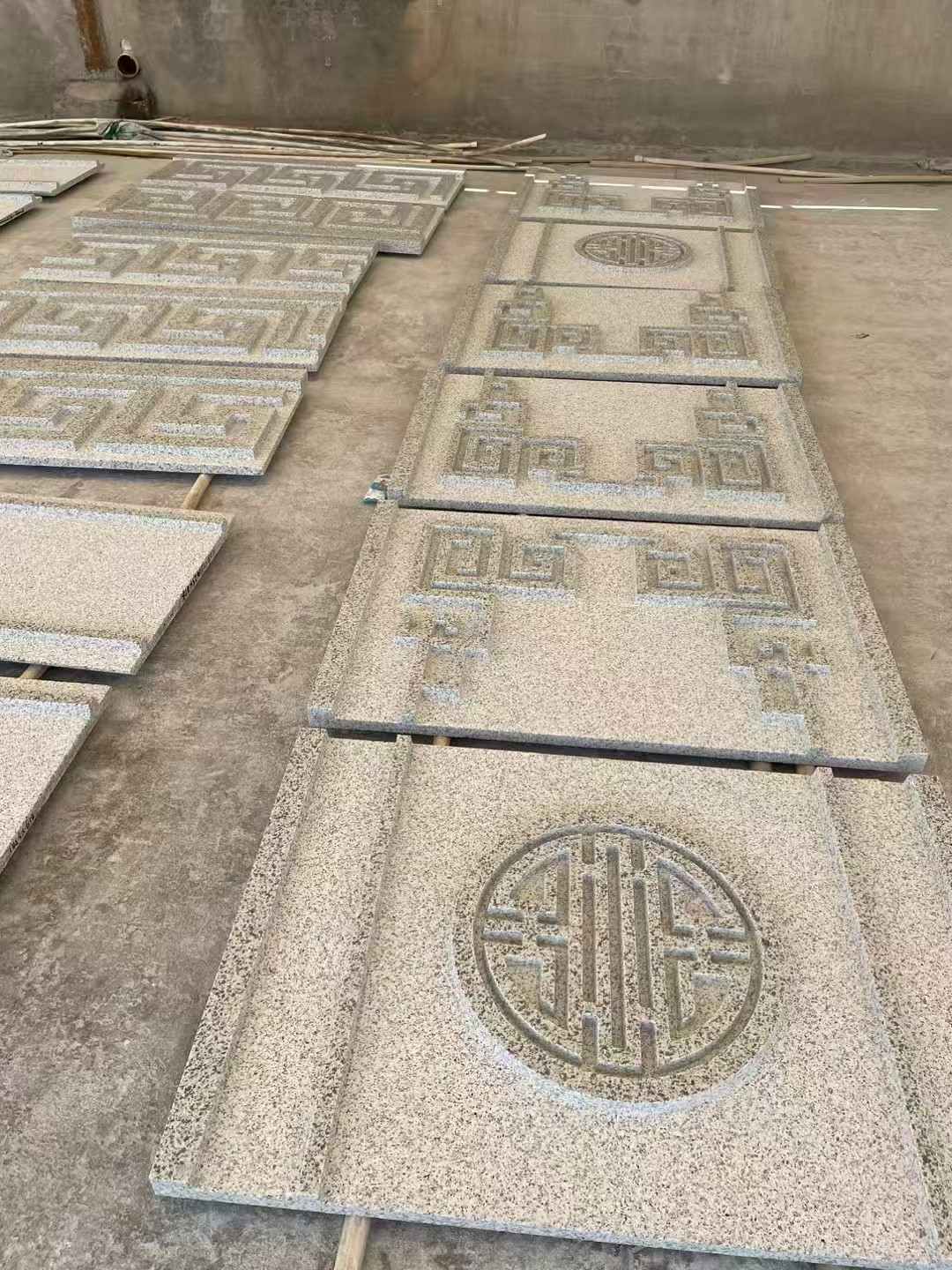 哈密 白麻花岗岩外墙立面雕刻板