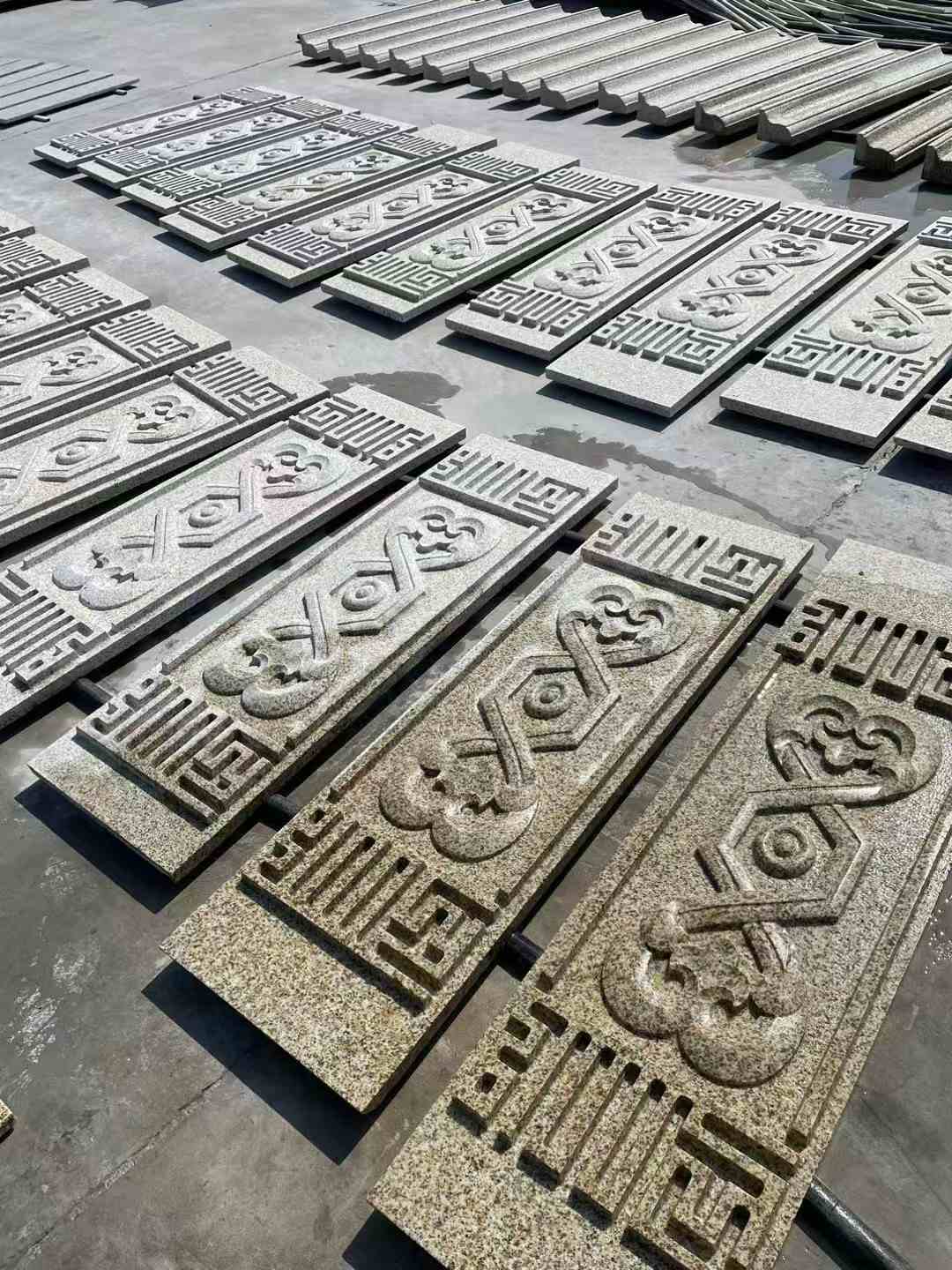 哈密 黄金麻花岗岩外墙雕刻板