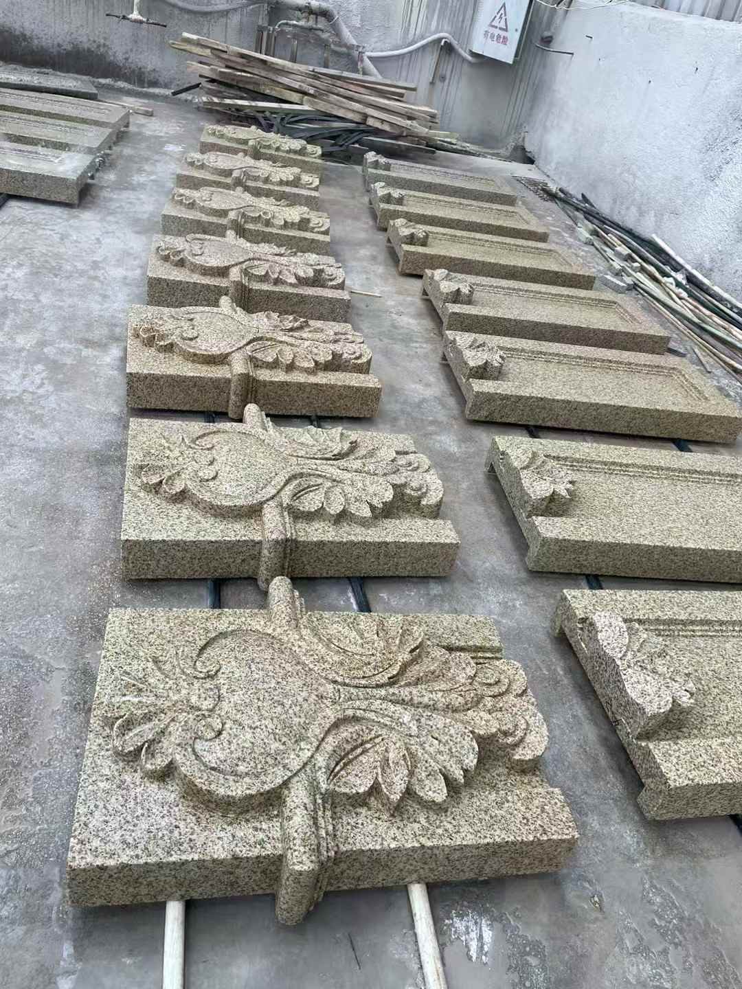 哈密 黄金麻花岗岩别墅外墙雕刻板