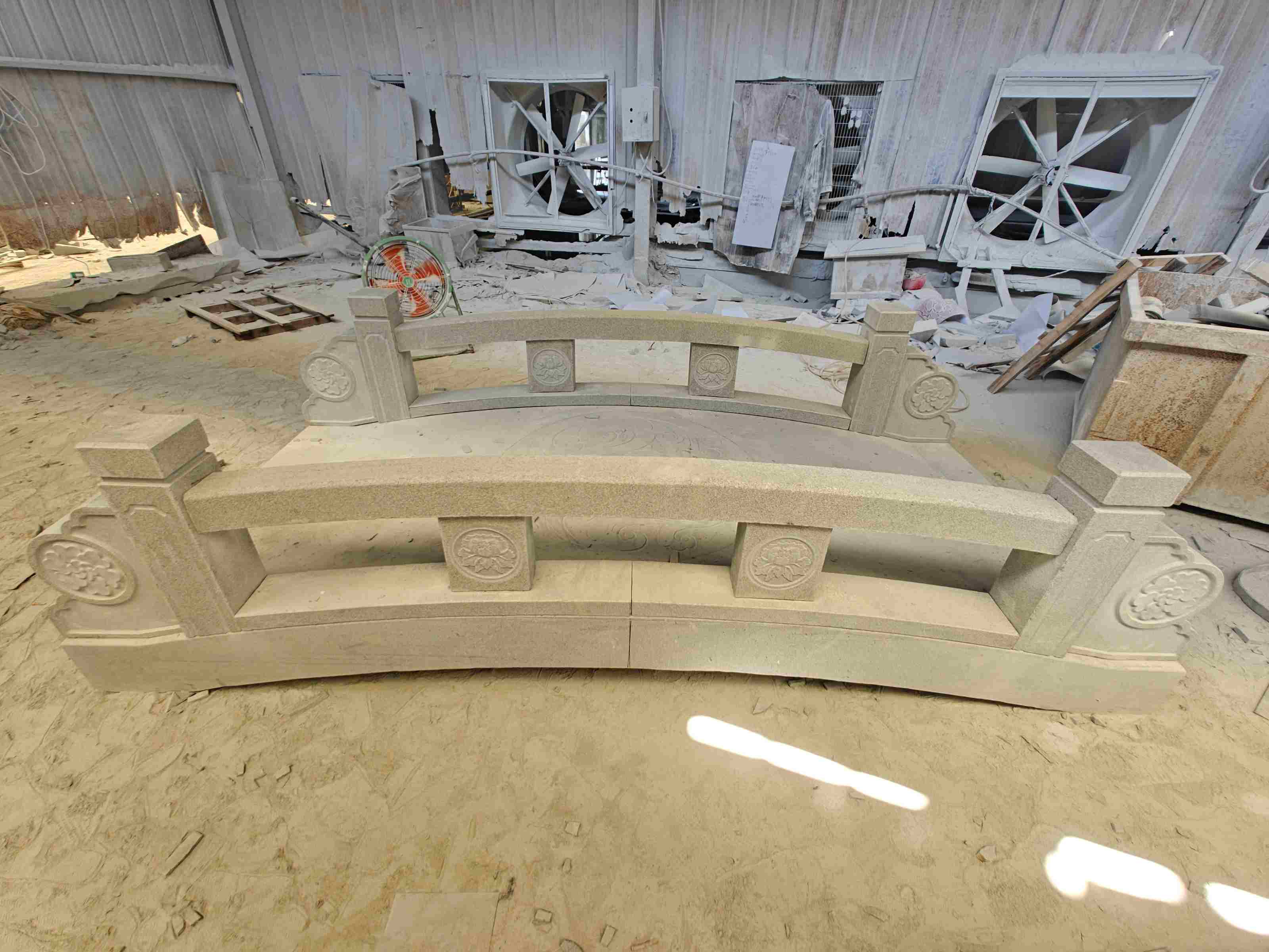 哈密 芝麻灰花岗岩异形加工-拱桥，石桥