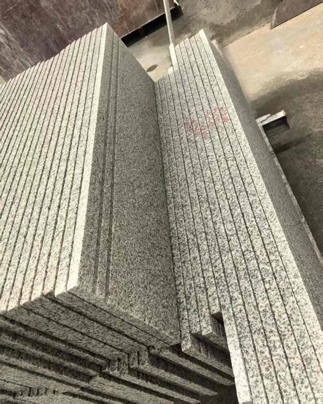 哈密 白麻荔枝面花岗岩楼梯踏步